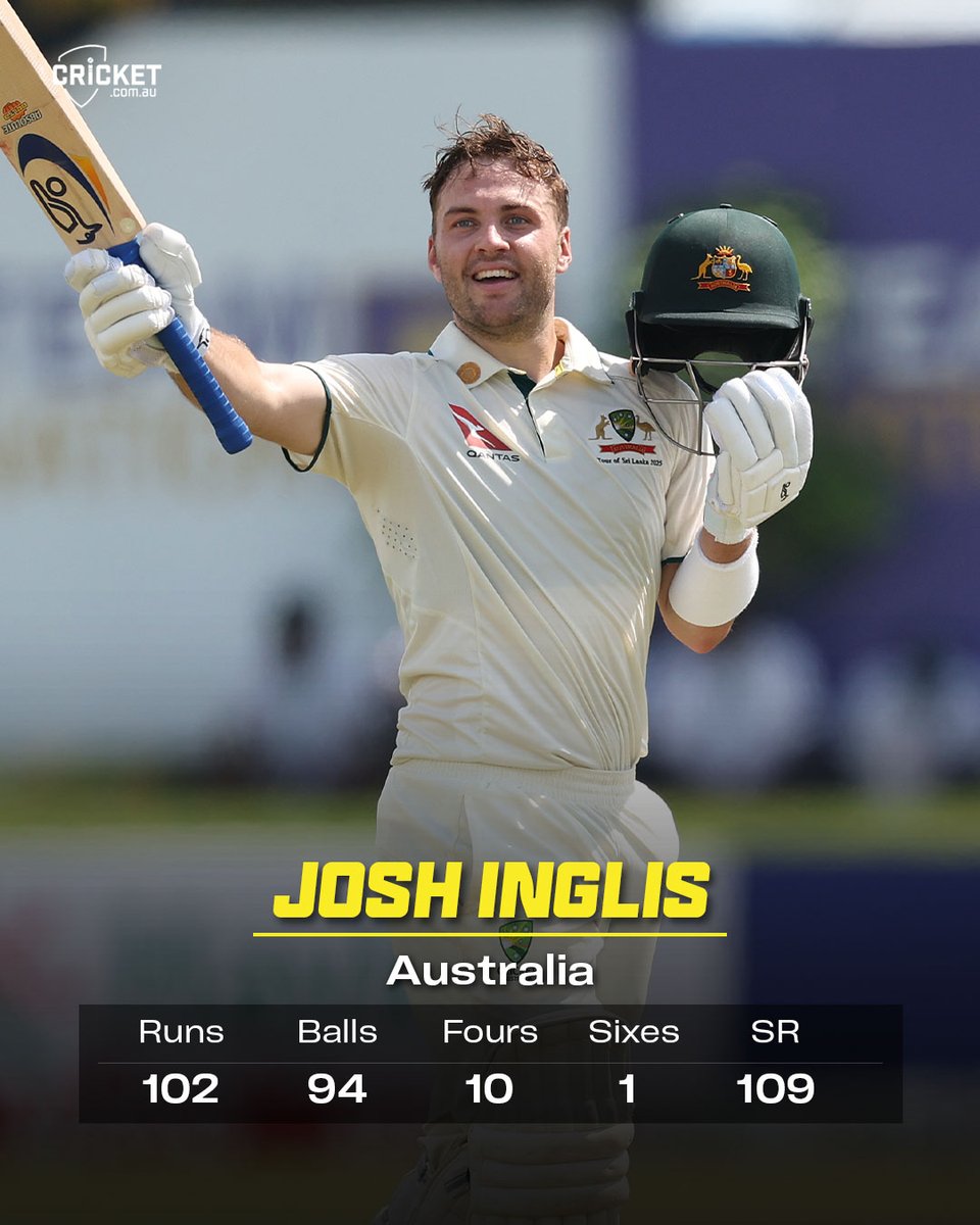 CENTURY ON DEBUT!

#SLvAUS
