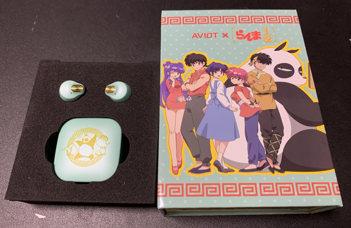 らんま1/2 コラボワイヤレスイヤホン発売!】 アニメ「らんま1/2」との