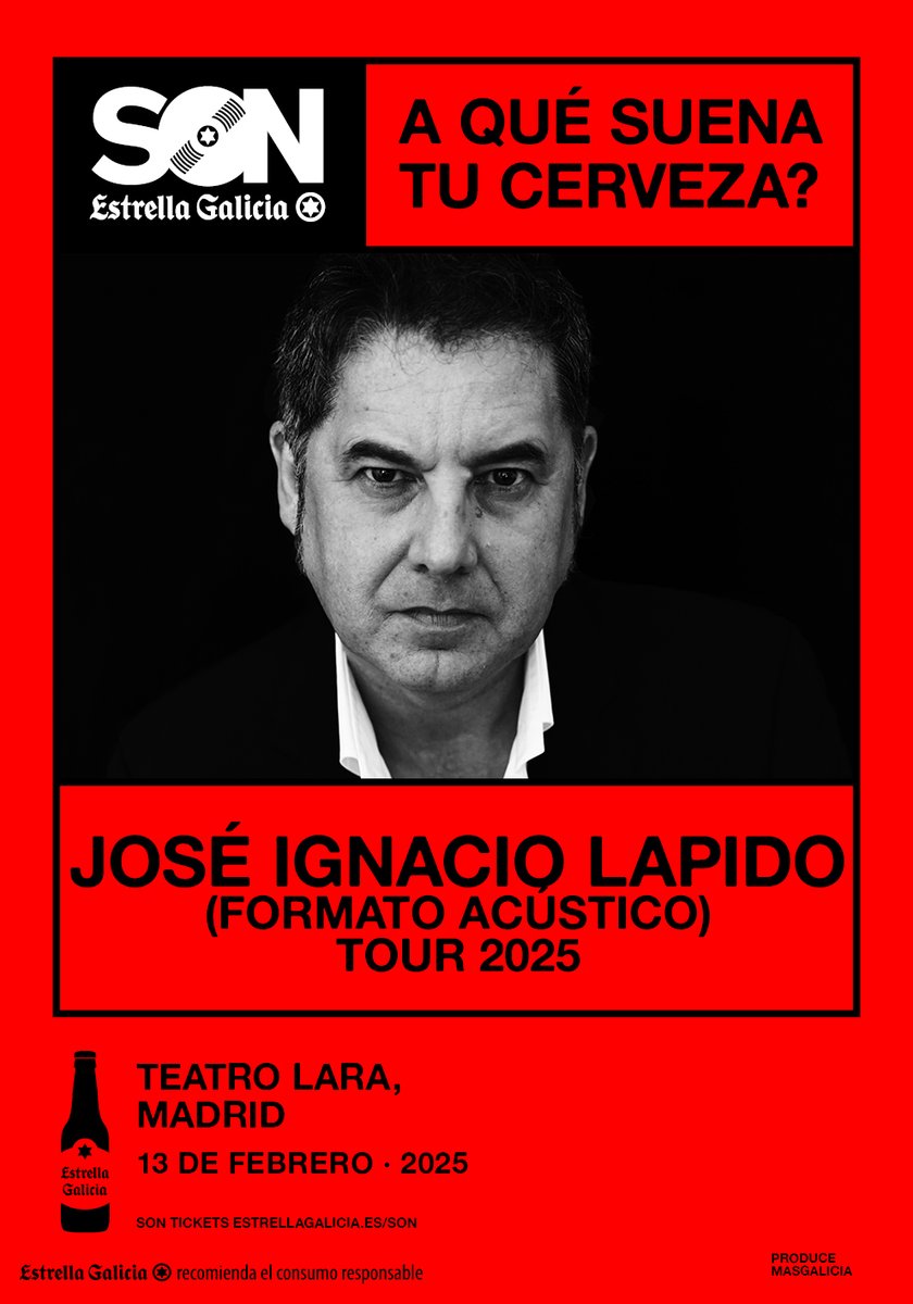 SON Estrella Galicia (@son_eg) on Twitter photo Y lo bien que entra siempre un bolo de <a href="/JI_Lapido/">José Ignacio Lapido</a>.
Entradas 🎟️ hdriv.es/JoseIgnacioLap… Y lo bien que entra siempre un bolo de <a href="/JI_Lapido/">José Ignacio Lapido</a>.
Entradas 🎟️ hdriv.es/JoseIgnacioLap…