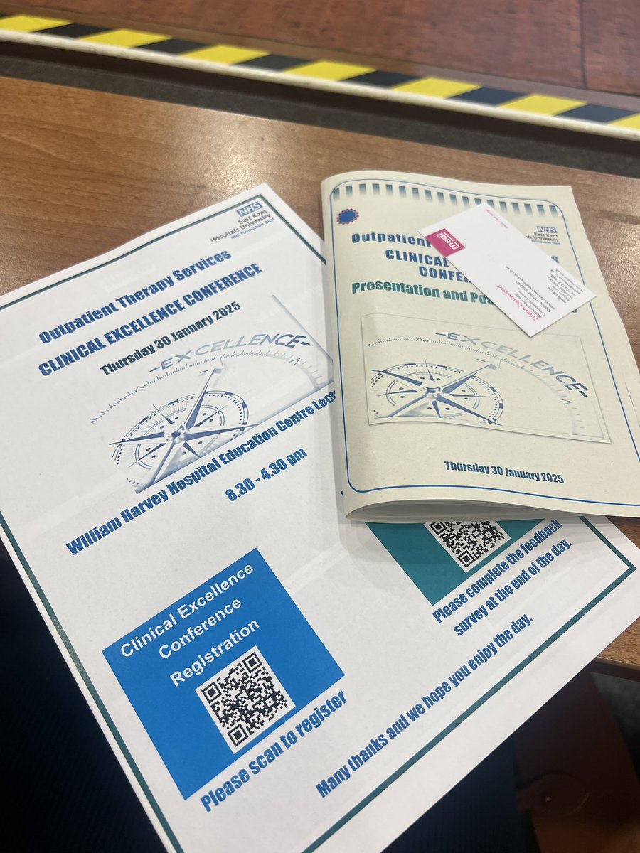 Clinical Clinical Excellence Conference for outpatient therapies <a href="/EKHUFT/">East Kent Hospitals</a> learning about all of the good work that is being done to improve the care for our patients <a href="/setch29_h/">Ian Setchfield RN</a> <a href="/TherapiesEKHUFT/">EKHUFT Therapies</a> <a href="/EKHUFT_RI_QEQM/">Research Team: QEQM Hospital</a> <a href="/SuzanneGrayPT/">Suzanne Gray</a>