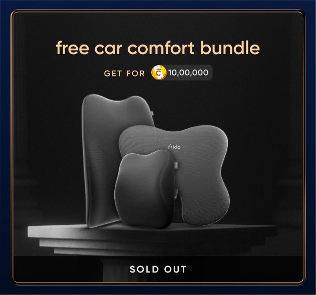 Based on true events: Both Frido bundles sold out in less than two minutes during the ongoing CRED Coin Rush sale.
