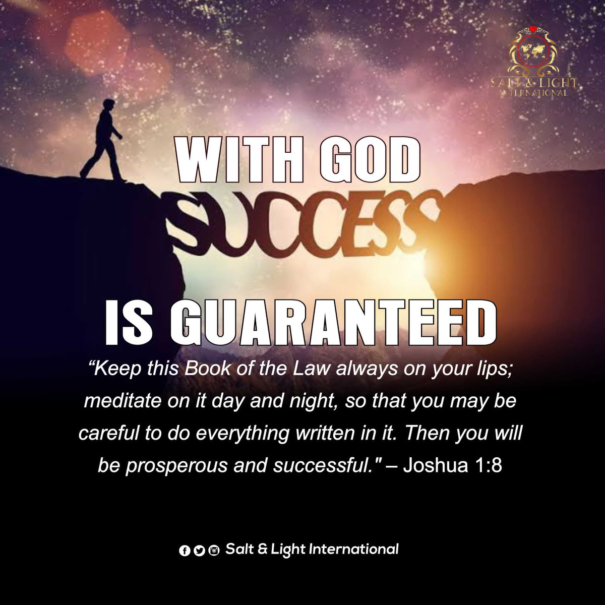saltandlight191's tweet image. Trust in the Lord with all your heart and lean not on your own understanding. - Proverbs 3:5

When God is your guide, every obstacle becomes an opportunity. Every challenge, a chance to grow.

Have faith, stay focused, and watch God work wonders in your life!

#GodIsMyGuide