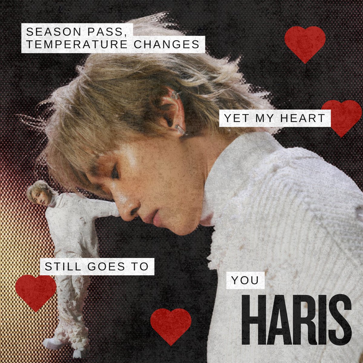 ㅤㅤㅤㅤ
ㅤㅤㅤㅤ
ㅤㅤㅤI can’t lie, there’s still an empty space since you left. But I’ve learned to let go if your happiness isn’t with me. I hope you’re doing well, just like I’m learning to be.

𝙃𝙖𝙧𝙞𝙨 — 𝙂𝙂𝘽
𝗖𝗼𝗺𝗶𝗻𝗴 𝗦𝗼𝗼𝗻
ㅤㅤㅤㅤ
ㅤㅤㅤㅤ