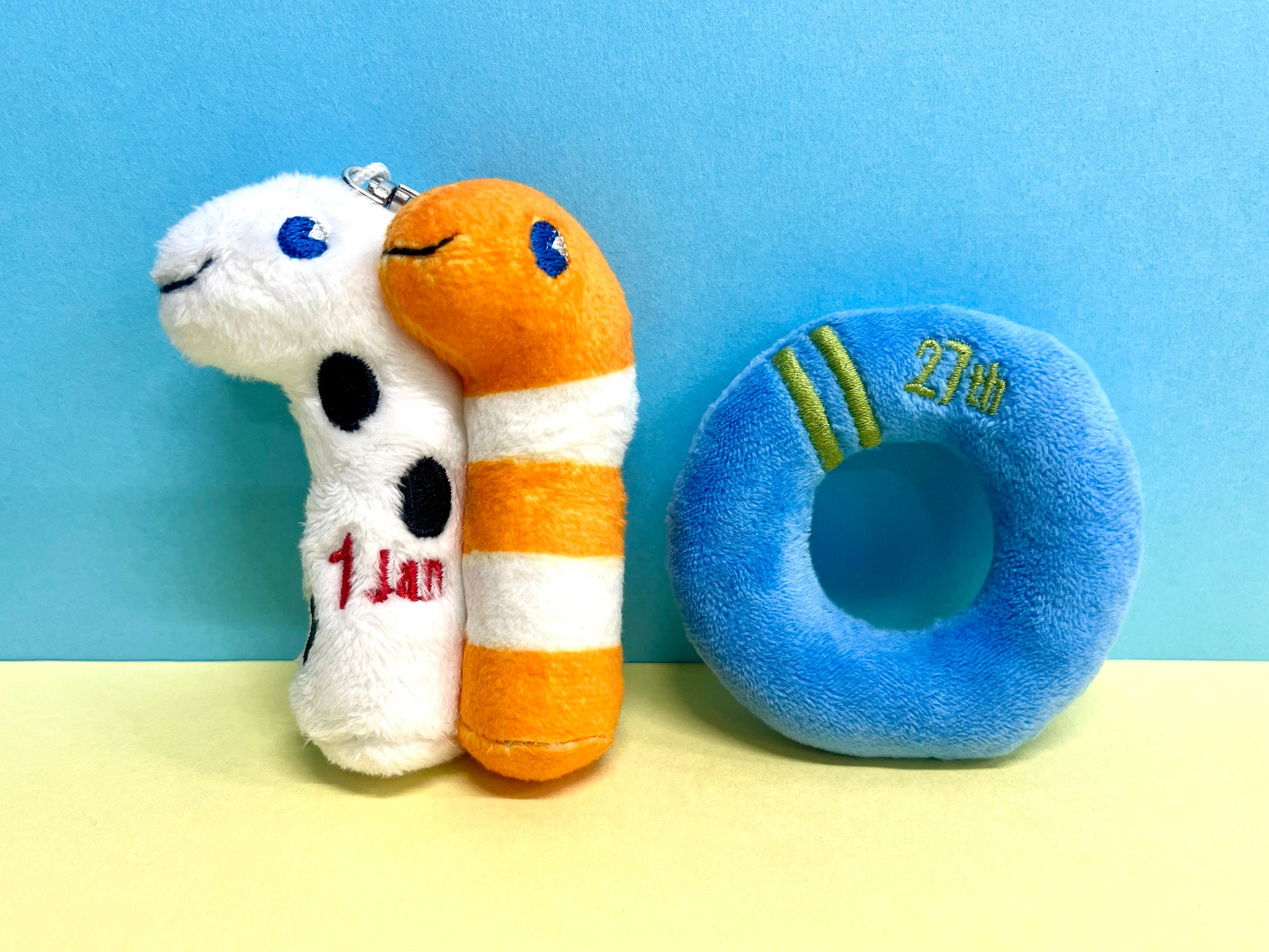 キイロイトリ アクアリウム てのりぬいぐるみ チンアナゴ 水族館　未開封 2点セット チンアナゴ アクアリウム 水槽 オブジェ 装飾品