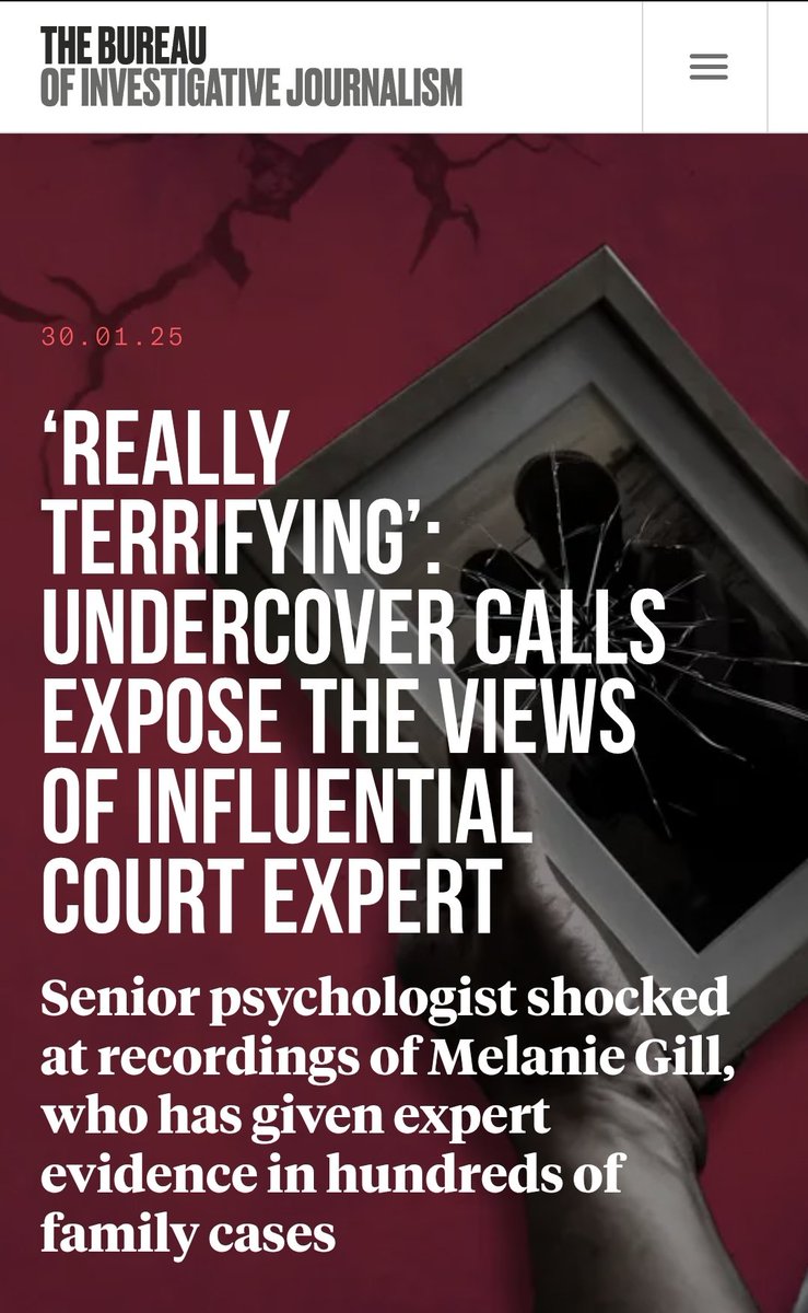 NataliePage's tweet photo. A senior psychologist said that Melanie Gill, (who is a pseudoscience peddler in the family court), is “making claims about brains that she’s got no qualifications to make, that have no basis in any scientific literature. It’s just nonsense.”
Mothers have lost their children due to Gill's outlandish claims. 

https://t.co/6BPAe2LoOM