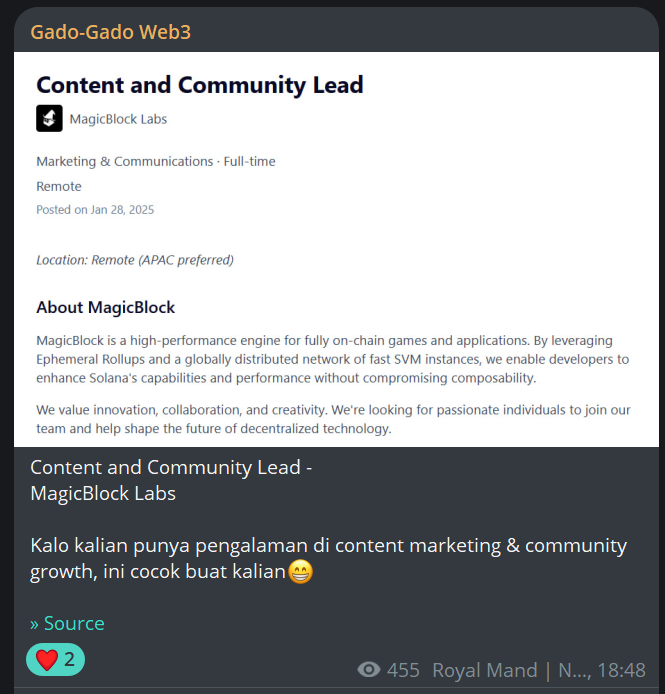 Gado - Gado Web3 tweet media