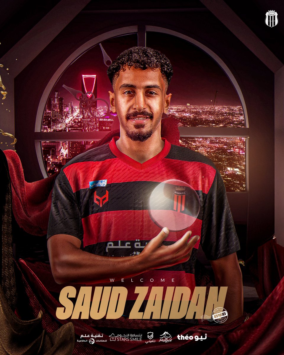 AlRiyadhFC's tweet photo. أهـلًا وسهـلًا بالنجم”سعود زيدان“ في صفوفنـا 👋🏻❤️

#رياض_روشن
#شتوية_الرياض https://t.co/Y6o4EhbHtv