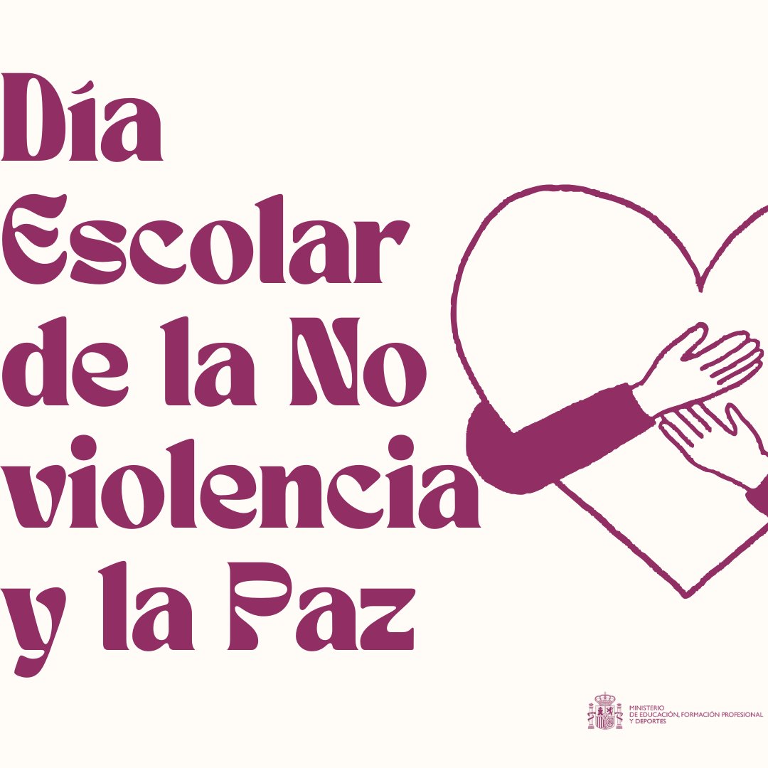 La paz, el respeto, el diálogo y la tolerancia se construyen todos los días en las aulas.

Feliz Día Escolar de la No Violencia y de la Paz 

#DíadelaPaz