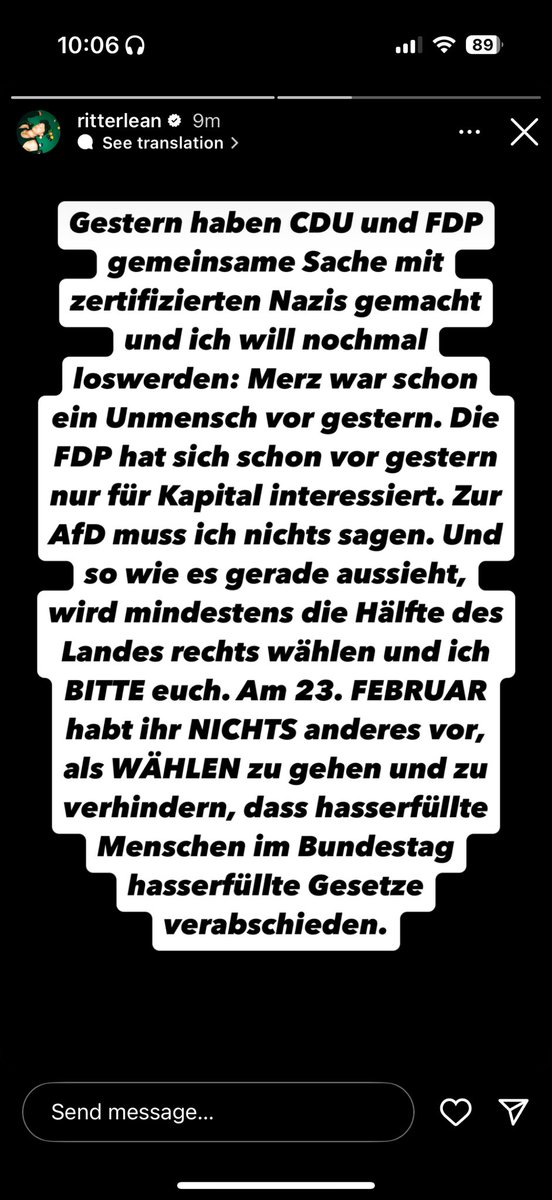 das was ritter lean sagt