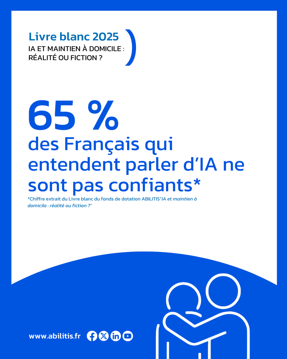 J-5 : Événement
Quel est le rôle de l’#IA dans le maintien à domicile des personnes vulnérables ? Notre étude menée avec <a href="/Viavoice_Paris/">Viavoice</a> explore cette question essentielle.

🎯 Croiser enquête d’opinion et témoignages d’experts pour repenser l’accompagnement de demain.