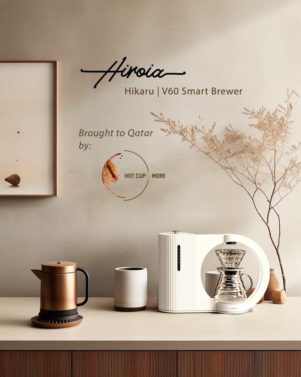 qatar_more's tweet image. ✨ New Arrivals This Season! ✨

We’ve got a lineup of exciting products to elevate your coffee experience: V60 Smart Brewer, E1 Prima Pro single-group Easpresso Machine, Automatic Coffee Machine, Syrups and Customised Premium Leather. #CoffeeLovers #VictoriaArduino #Jura #Sage