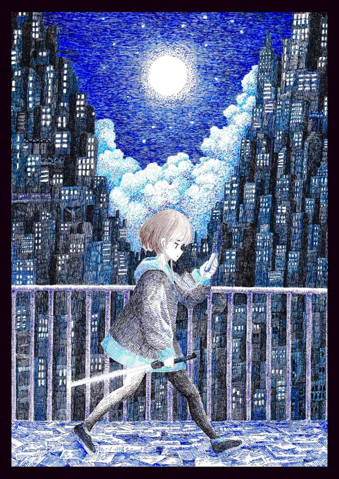 #このタグを見た人は黙って夜をはる 
