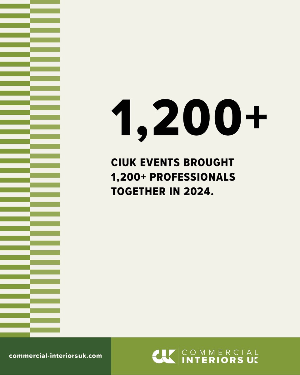 In 2024, over 1,200 professionals connected through Commercial Interiors UK events. That’s 1,200 chances for our members to grow their networks and seize new opportunities. Imagine what membership could do for you!

👉 Find out more loom.ly/PSUQeCk