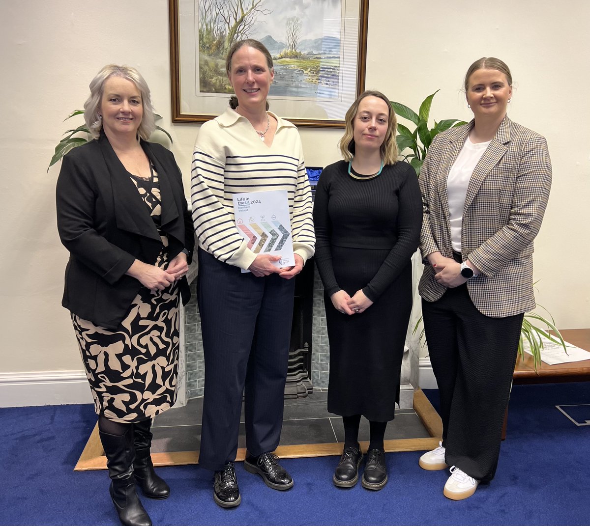 The Executive Office (@execofficeni) on Twitter photo Junior Ministers Pam Cameron and Aisling Reilly met with Sarah Davidson and Hannah Paylor of <a href="/CarnegieUKTrust/">Carnegie UK</a> at Stormont Castle. They discussed the organisationās latest report on the collective wellbeing of people here, and the ongoing work on the Executiveās draft Programme Junior Ministers Pam Cameron and Aisling Reilly met with Sarah Davidson and Hannah Paylor of <a href="/CarnegieUKTrust/">Carnegie UK</a> at Stormont Castle. They discussed the organisationās latest report on the collective wellbeing of people here, and the ongoing work on the Executiveās draft Programme