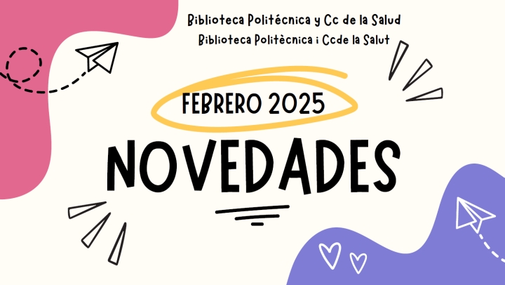 BibliotecaUA @bibliotecaua.bsky.social (@bibliotecaua) on Twitter photo Novedades Biblioteca Politécnica y CC. de la Salud. Febrero 2025 / Novetats Biblioteca Politècnica i CC. de la Salut. Febrer 2025 acortar.link/evYlAN <a href="/EPSAlicante/">EPS Alicante</a> Novedades Biblioteca Politécnica y CC. de la Salud. Febrero 2025 / Novetats Biblioteca Politècnica i CC. de la Salut. Febrer 2025 acortar.link/evYlAN <a href="/EPSAlicante/">EPS Alicante</a>