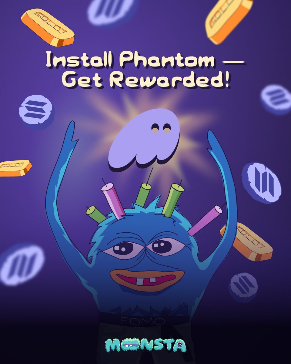 🔥 WIN SOL! 🔥

💰 3 SOL for 60 lucky drop hunters, 0.05 SOL each

Install your Phantom wallet before the Monsta Sale!

How to snag some SOL?
1️⃣ Download Phantom Wallet (must-have!) 👻
2️⃣ Smash that Like + RT button! 🚀
3️⃣ Drop your Solana address (from Phantom) in the comments
