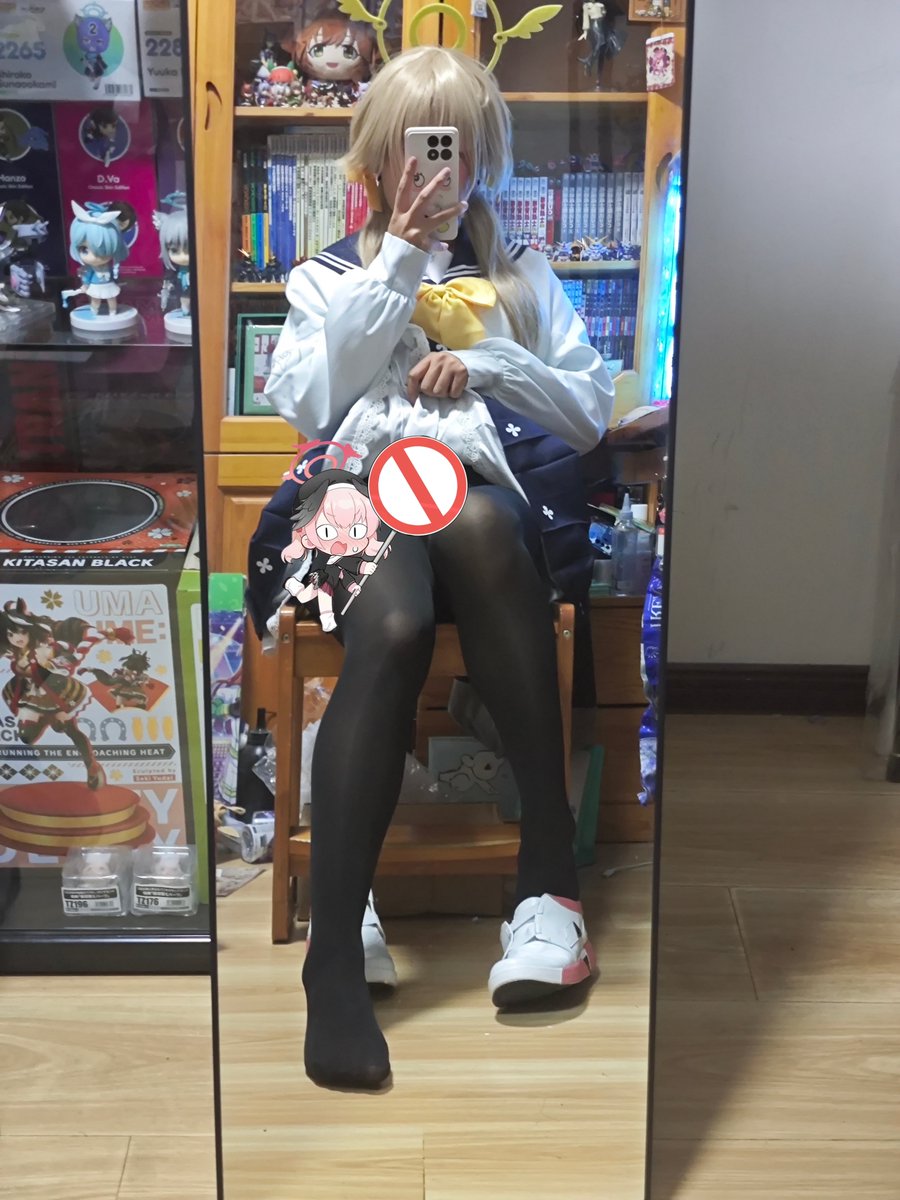 3sanroku6's tweet photo. 不可以色色
＃cosplay #ブルアカ #BlueArchive #阿慈谷ヒフミ https://t.co/6O98wjGWp4