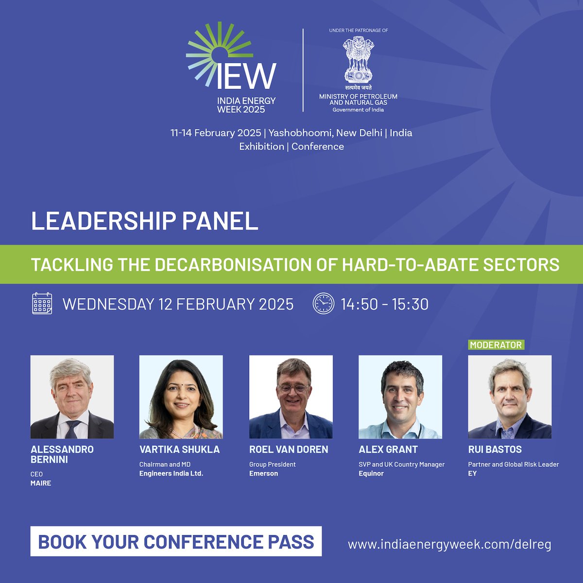 The second day of the Strategic Conference presents a session on "Tackling the decarbonisation of hard-to-abate sectors".

How can leaders in hard-to-abate sectors collaborate to drive significant emissions reductions while ensuring revenue growth? This critical session will