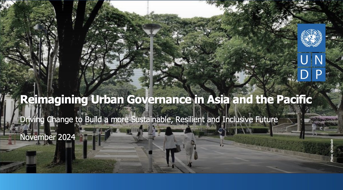 As Asia &amp; the Pacific urbanize rapidly, transformative urban governance is crucial. In this blog, I discuss key insights from the <a href="/UNDPasiapac/">UNDP in Asia and the Pacific</a>  High-Level Policy Dialogue 2024. 
Actionable pathways for resilient, inclusive &amp; sustainable cities. Read more: decentralization.net/2025/01/reimag…