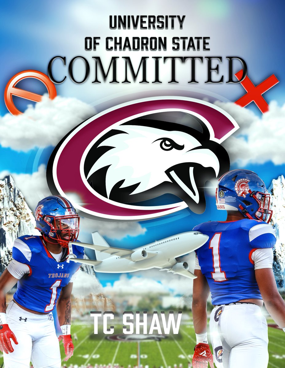 Termaine shaw(TC) (@tcshaw4) on Twitter photo #AGTG With a long talk with my family and having time to myself to think I would want to thank <a href="/WesCoomes/">Wes Coomes</a> for taking his time and getting to know me as a person and a player and with that being said I like to announce I will be 100% committed to <a href="/CSCFootball/">Chadron State Football</a> #AGTG With a long talk with my family and having time to myself to think I would want to thank <a href="/WesCoomes/">Wes Coomes</a> for taking his time and getting to know me as a person and a player and with that being said I like to announce I will be 100% committed to <a href="/CSCFootball/">Chadron State Football</a>