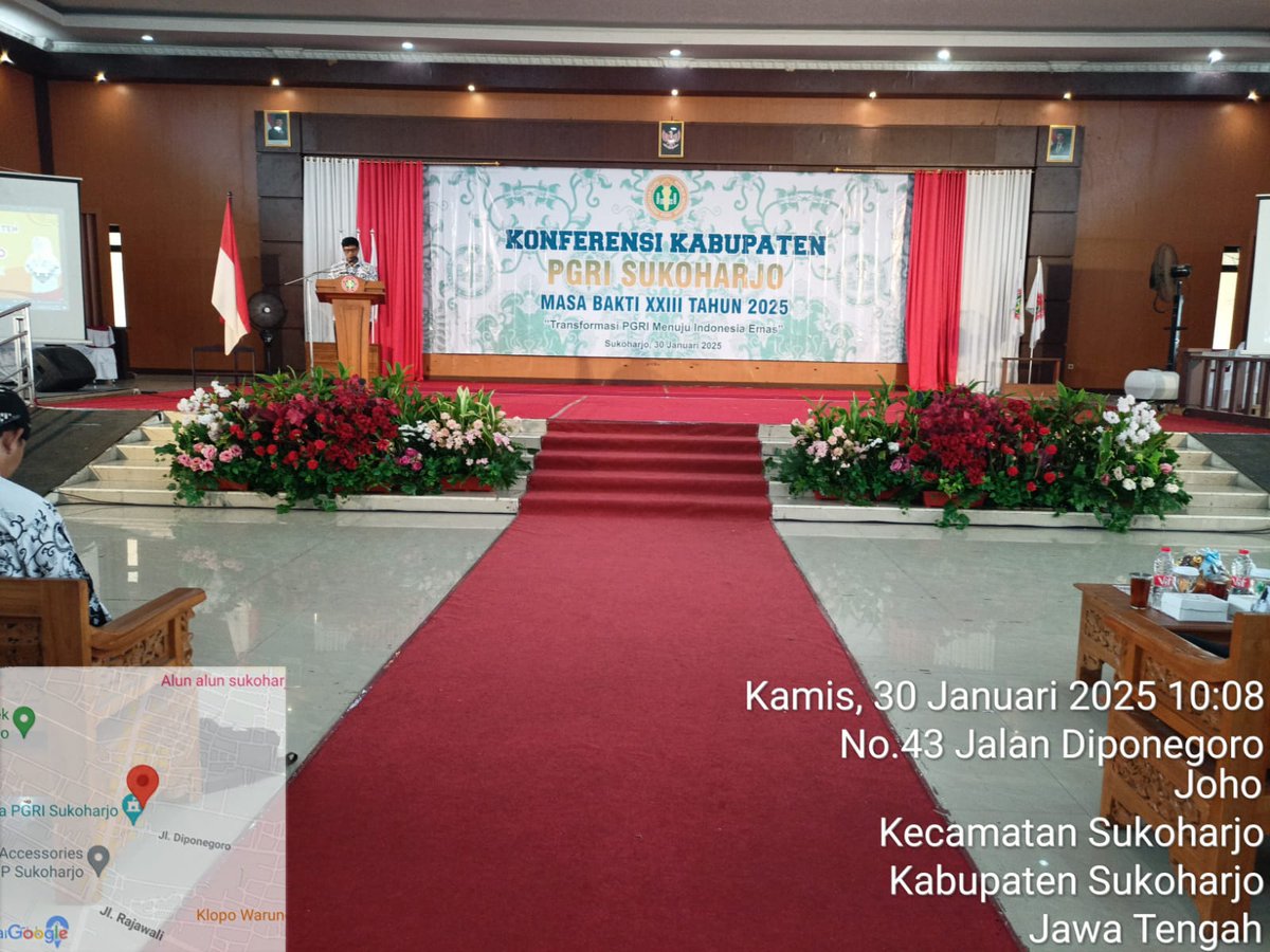 Konferensi PGRI Kabupaten Sukoharjo sukses digelar! Dengan tema Transformasi PGRI Menuju Indonesia Emas, konferensi ini menjadi tonggak penting dalam memperjuangkan hak dan kesejahteraan guru. Semangat baru untuk pendidikan lebih maju! 💪📚 #PGRISukoharjo #IndonesiaEmas
