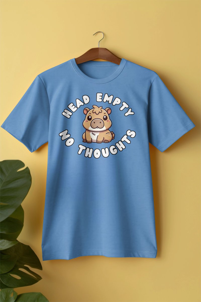 PopKoiCreations's tweet photo. Comfort Colors Head Empty No Thoughts tee for ADHD and Gamers 

https://t.co/CBITzJ04Yl

#comfortcolors #capybara #capybarashirt #headempty #heademptynothoughts #nothoughtsheadempty #gamer #adhd #adhdawareness https://t.co/hWqEkZWwF9