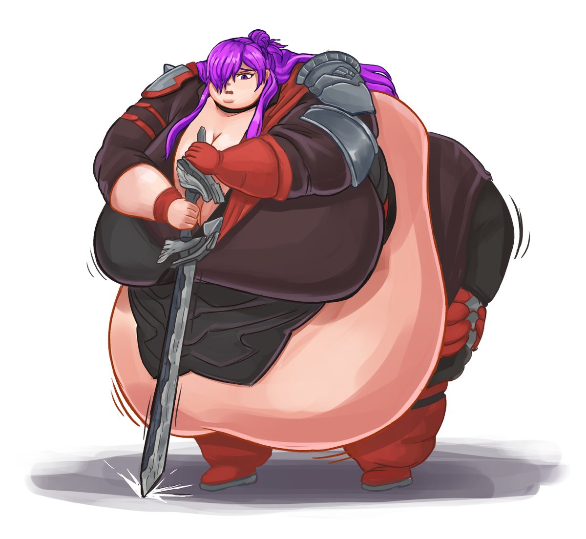 I hope Shez can stand up soon, that sword won't last long...