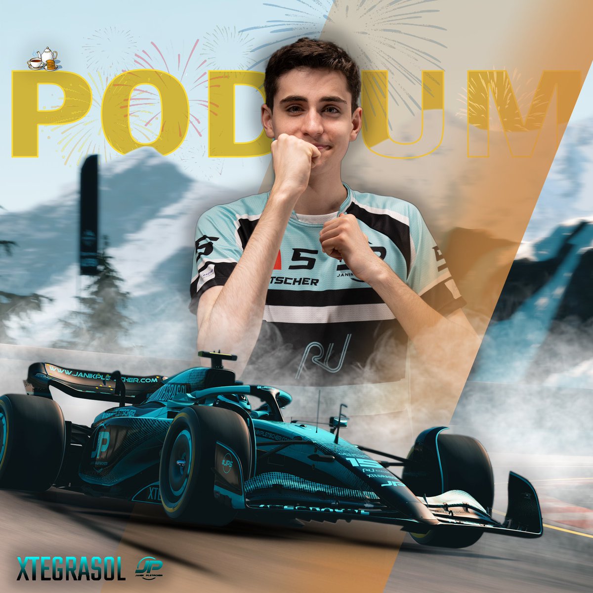 JanikPletscher's tweet image. Podium!!! 🥉🏁🏎️💨

We did it!! The first podium in the Racing Unleashed professional e-sports series. 

Become a part of #Teampletscher. 

By following my newsletter. janik.pletscher.com

See you!!
Your Janik
#racingunleashed #simracing #f1 #racingdriver #simracer #mypassion