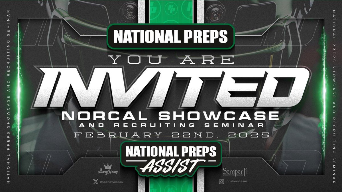 Blessed to receive an invite to the National Preps Northern California Showcase by <a href="/PGregorian/">Paul Gregorian</a> much appreciated ‼️