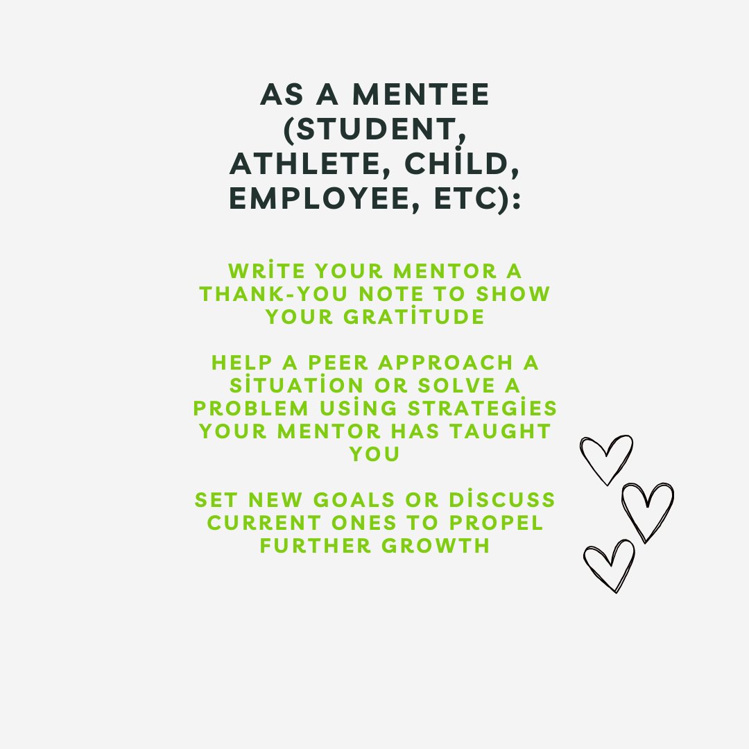StrikeStigma's tweet image. January is National Mentoring Month! Swipe to learn about how you can recognize and appreciate the meaningful relationships in your life 💚
#strikeoutthestigma