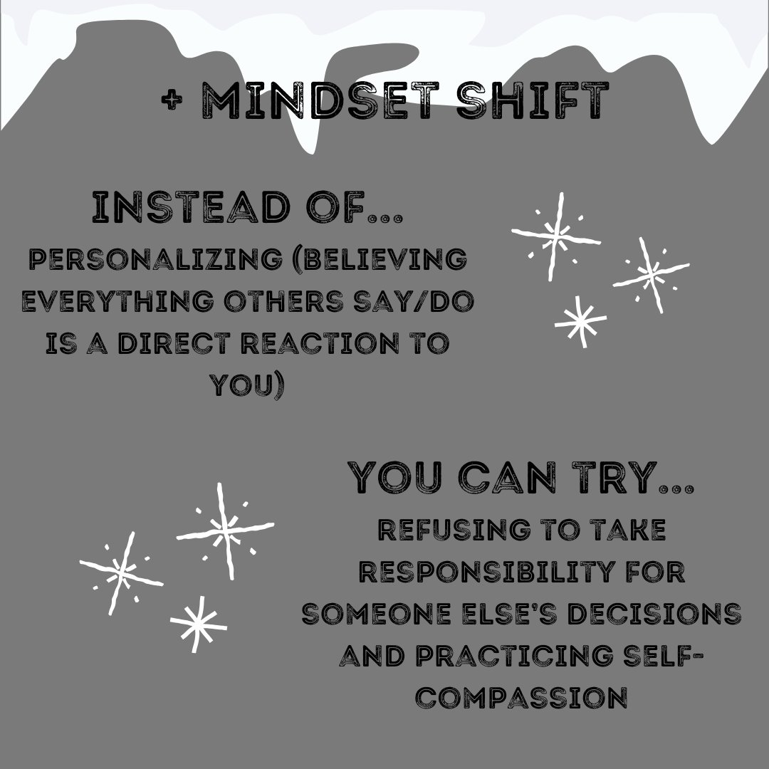 StrikeStigma's tweet image. Though your goals and outlooks are constantly changing, the beginning of a new year is a great time to embrace mindset shifts. Here are a few ways you can reframe any negative thoughts ➡️
#strikeoutthestigma