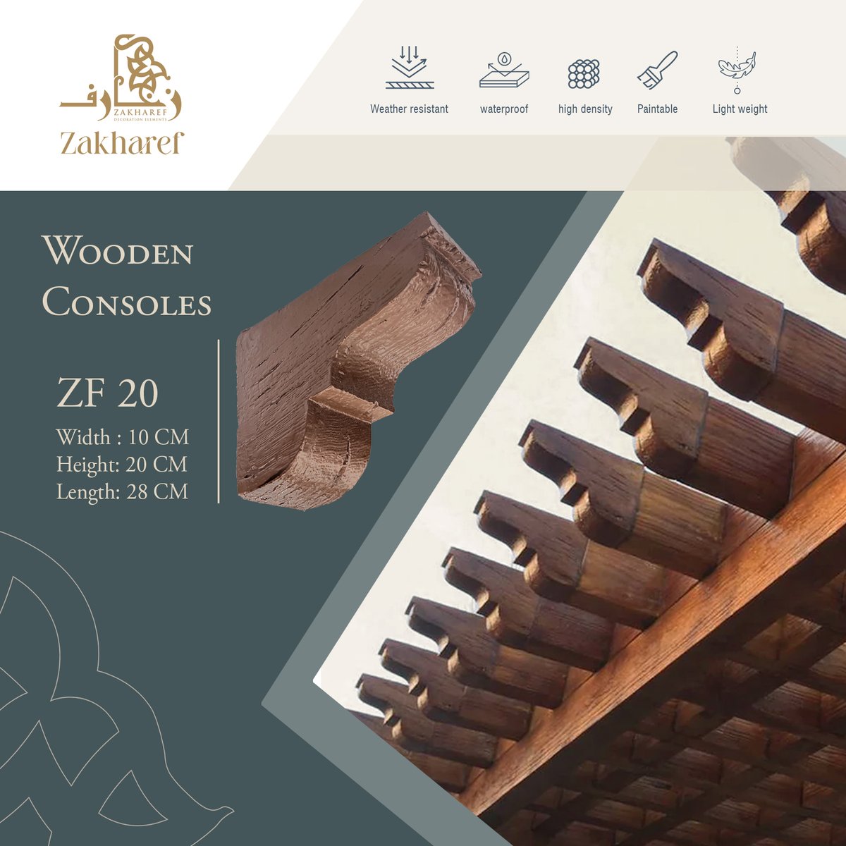 Zakhareffactory's tweet image. مناسب للمساحات الداخلية والخارجية على حد سواء.
يمكن دمجه في البرجولا، سواء تم وضعه في زاوية الفيلا، على الشرفة، أو داخل المنزل.
يمكننا تخصيصه لتلبية احتياجات العميل!
#zakhareffactory
#polyurthane
#designmaterials
#exteriordesign
#saudiarabia 
#luxurydesign
#explorepage