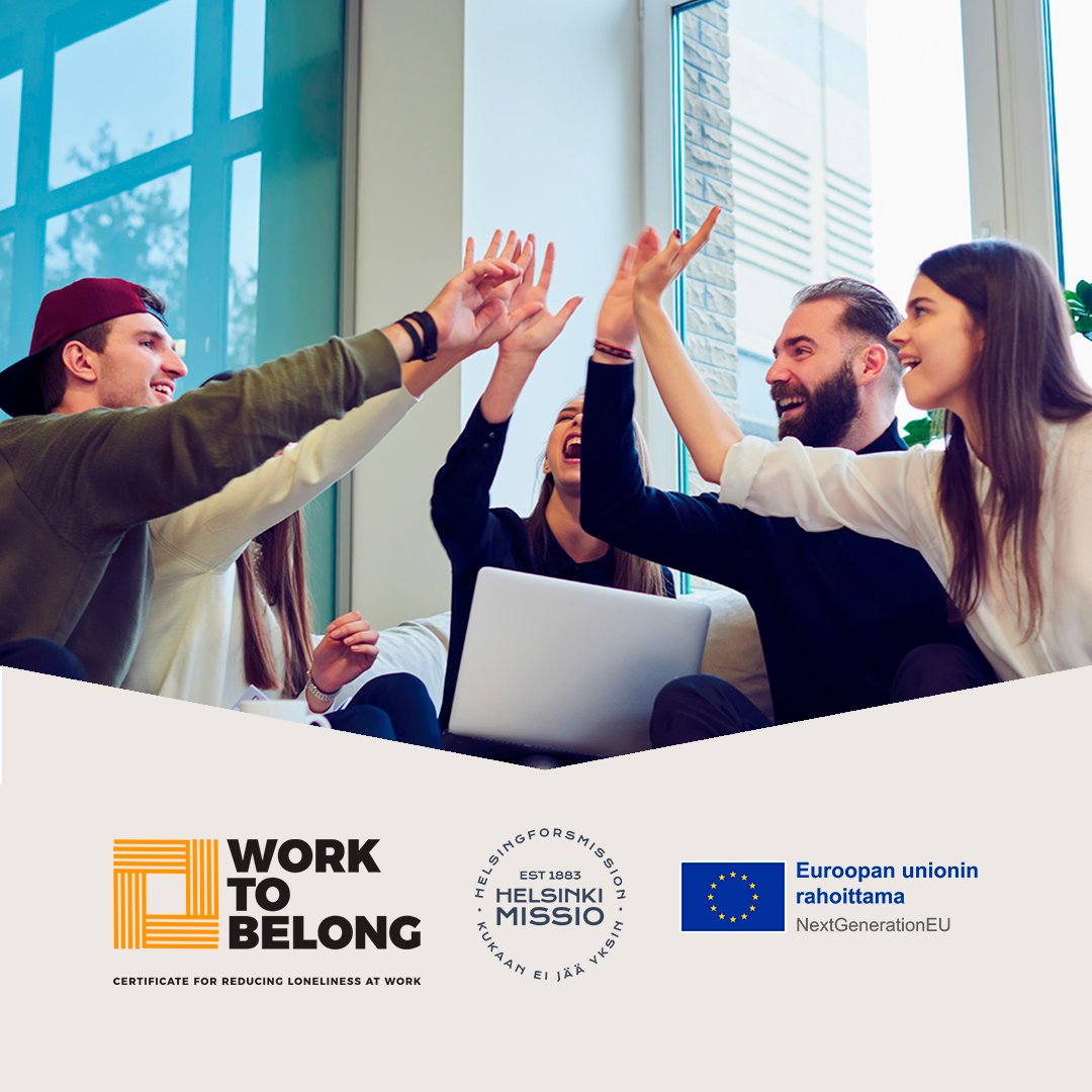 Nuoret aikuiset kokevat työpaikoilla enemmän yksinäisyyttä kuin vanhemmat työntekijät. Nuorten kyynisyys työtä kohtaan on lisääntynyt.

Work to Belong -ohjelma luo uusia ratkaisuja työelämän yksinäisyyteen.

Se ratkoo ongelmia yhdessä nuorten, työpaikkojen ja oppilaitosten