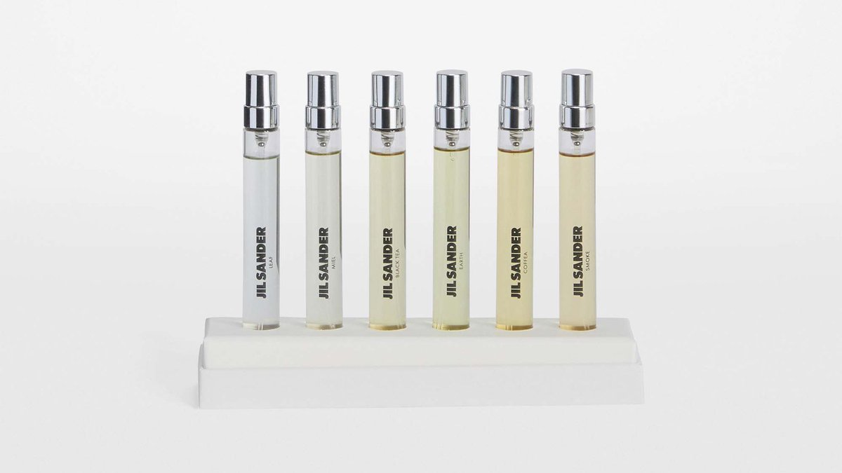 ジルサンダーの新作香水コレクション「オルファクトリー シリーズ 1
