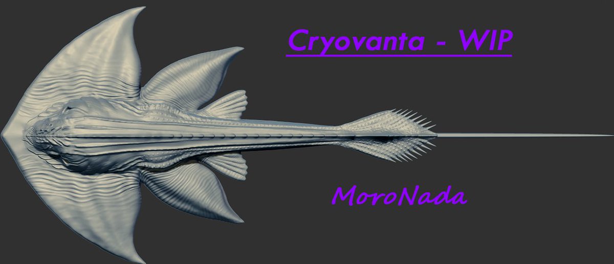 MoroNadakahn's tweet photo. Say hello to the next creature I will be developing… Cryovanta!
Currently working on the model :)
#unrealengine #trend #gameart #moronada #design #new #cool #modding #ARK #ark #arkmod #ue5 #WildCard #game #creature #stingray #Aliens #survivetheark #ARKSurvivalAscended https://t.co/ZLV4DB7gRH