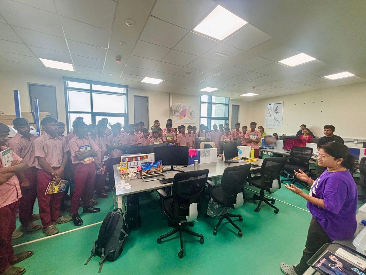 Gaurav Sharma, Ph.D. (@sharmag30) on Twitter photo 150 MJPTBCWR School (B), Thuniki kids visited <a href="/IITHyderabad/">IIT Hyderabad</a> yesterday. A few of us <a href="/BTIITH/">Department of Biotechnology, IIT Hyderabad</a> had a good time telling/teaching these curious-enthusiastic kids what we do daily. Moments like these remind me why we love science.
<a href="/joshiphy/">Himanshu Joshi</a> <a href="/SavitaDevi_6/">Savita Devi</a> <a href="/IndranilMalik/">Indranil Malik</a> <a href="/GunjanM43894285/">Gunjan Mehta, Ph.D.</a> 150 MJPTBCWR School (B), Thuniki kids visited <a href="/IITHyderabad/">IIT Hyderabad</a> yesterday. A few of us <a href="/BTIITH/">Department of Biotechnology, IIT Hyderabad</a> had a good time telling/teaching these curious-enthusiastic kids what we do daily. Moments like these remind me why we love science.
<a href="/joshiphy/">Himanshu Joshi</a> <a href="/SavitaDevi_6/">Savita Devi</a> <a href="/IndranilMalik/">Indranil Malik</a> <a href="/GunjanM43894285/">Gunjan Mehta, Ph.D.</a>
