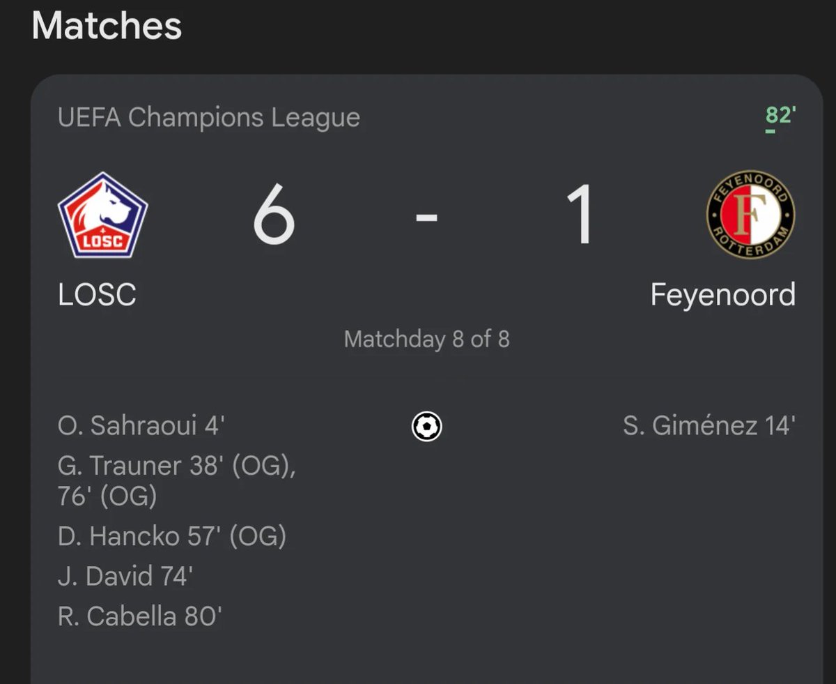 Imagine scoring more goals than your opponent but still losing 6-1.