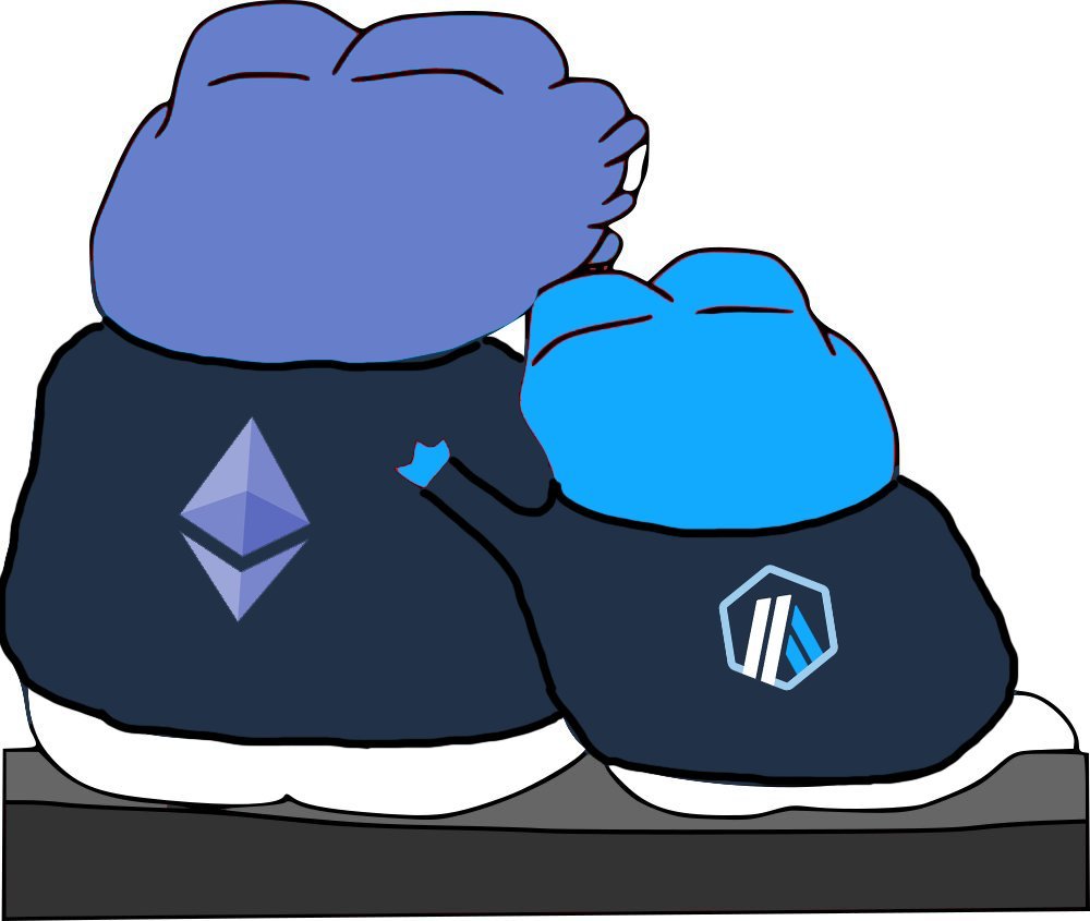 arbitrum's tweet image. ethereum so good, arbitrum so good