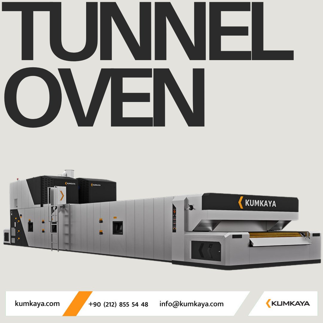 KumkayaOvens's tweet image. Kumkaya Tunnel Oven, which can be designed with 2, 2.5 and 3 m belt width and different sizes from 14 m to 36 m! 

✅ +90 (541) 429 88 33
📞 +90 (212) 855 5 448
📩 info@kumkaya.com
💻 kumkaya.com 

#KumkayaMachine #breadproduction #tunneloven #cyclothermicoven