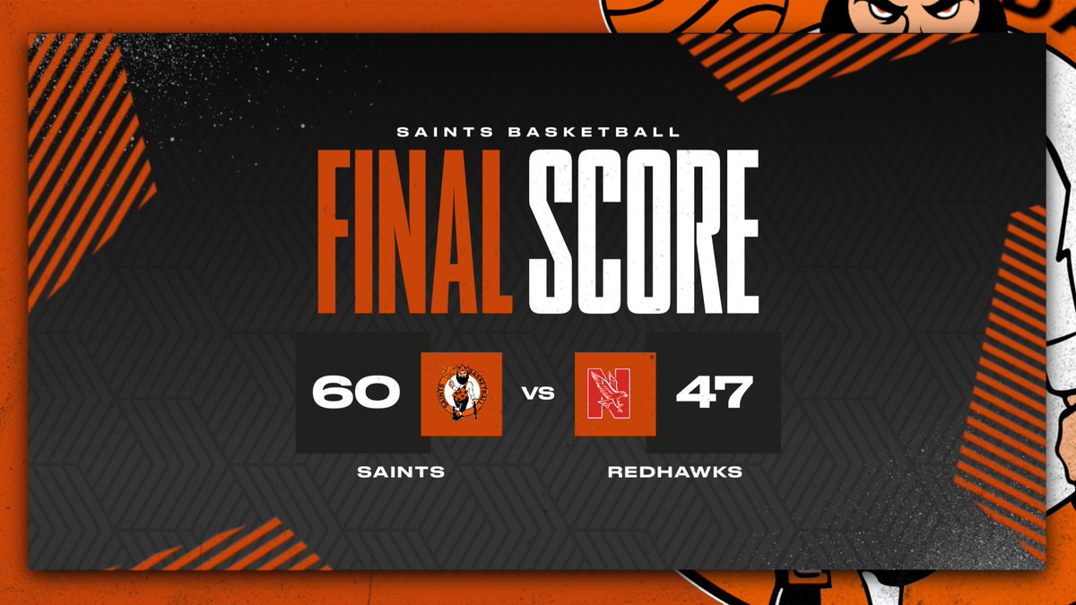 Saints get a hard fought win tonight vs Naperville Central 60-47. We were led by <a href="/marcoklebosits/">Marco Klebosits</a> w/ 11 pts and <a href="/AndrewWolfsmith/">Andrew Wolfsmith</a> w/ 10. We’re back in action tomorrow at home vs Wheaton North. #SaintsPride <a href="/michaelsobrien/">Michael O'Brien</a> <a href="/NestoHoops/">Aaron Britton</a> <a href="/dhpreps/">Daily Herald Preps</a> <a href="/joehoopsreport/">Joe Henricksen</a>