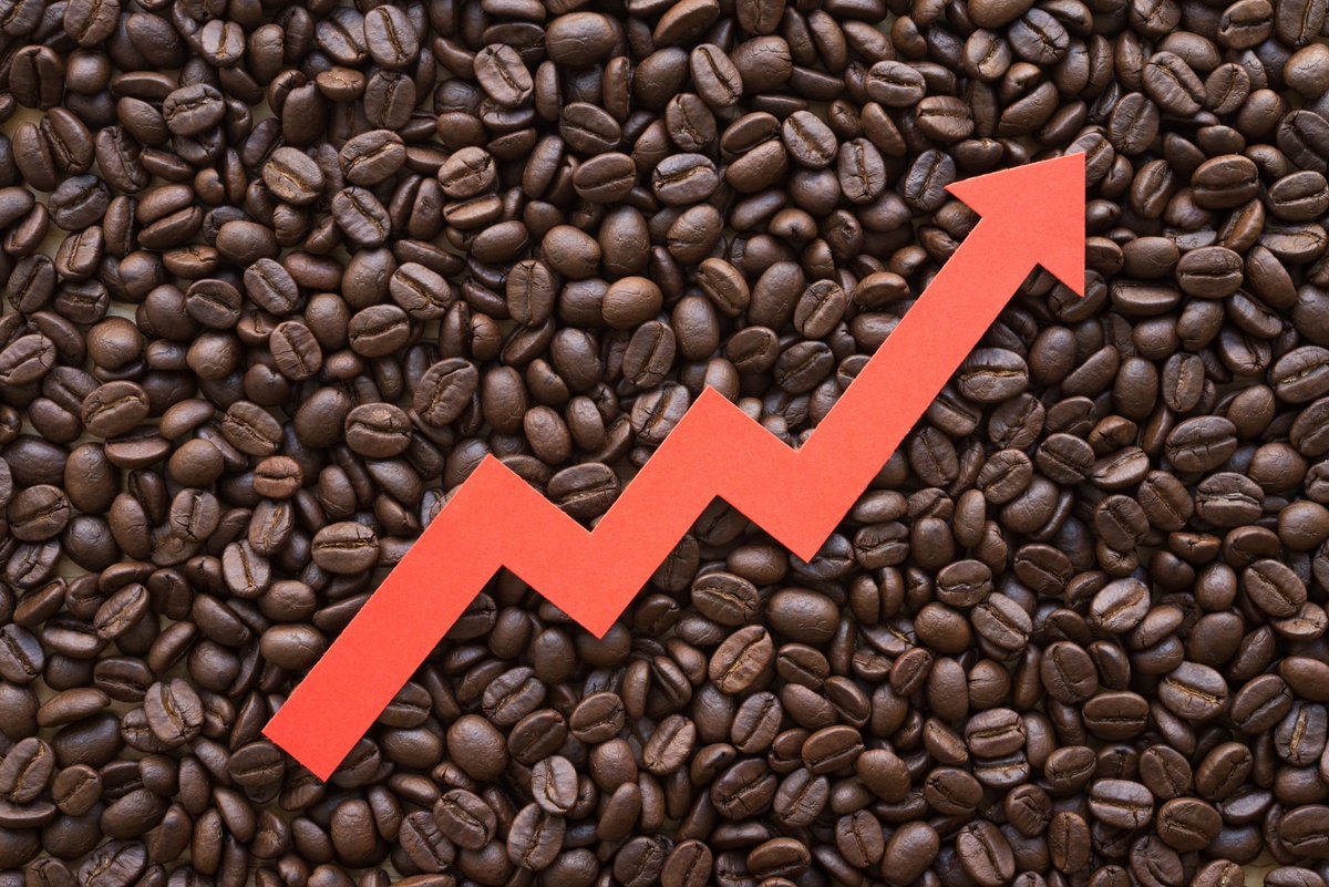 Banc_Roasters's tweet image. Coffee prices in a Bean shell,.. pun intended