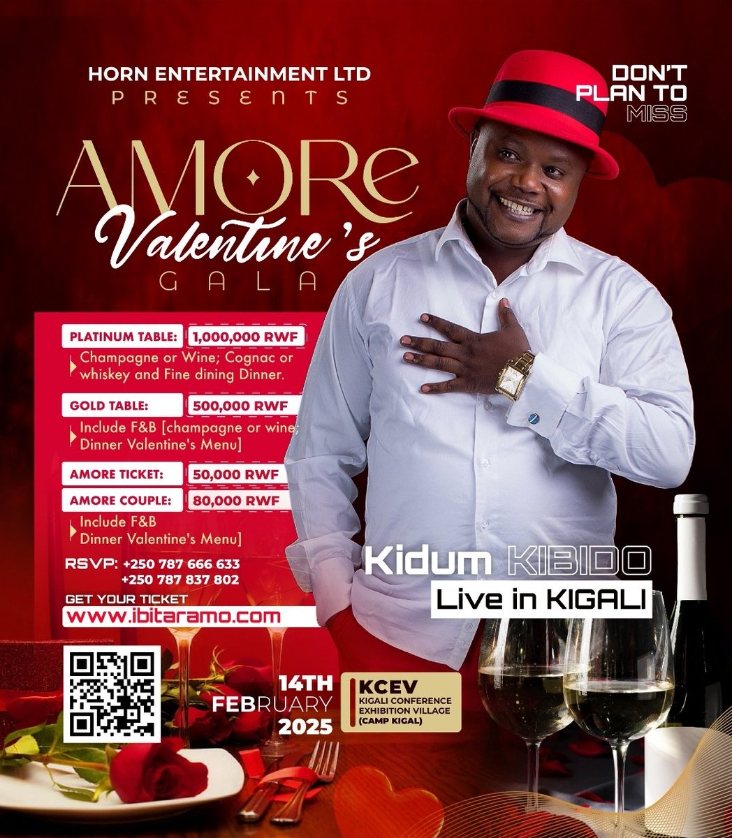 In the Name of Love on 14th Feb, there is AMORE VALENTINE'S GALA..
All you need is love....