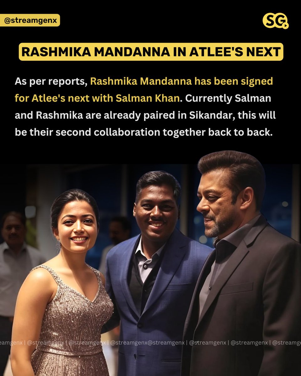 #Atlee #SalmanKhan #RashmikaMandanna
