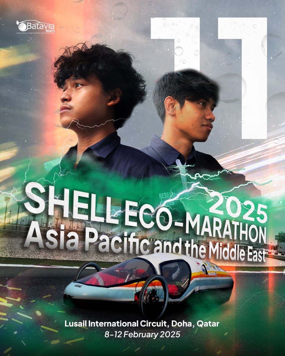 bataviateam's tweet photo. The countdown begins. 

#ShellEcomarathon https://t.co/D1k5R55hQ6