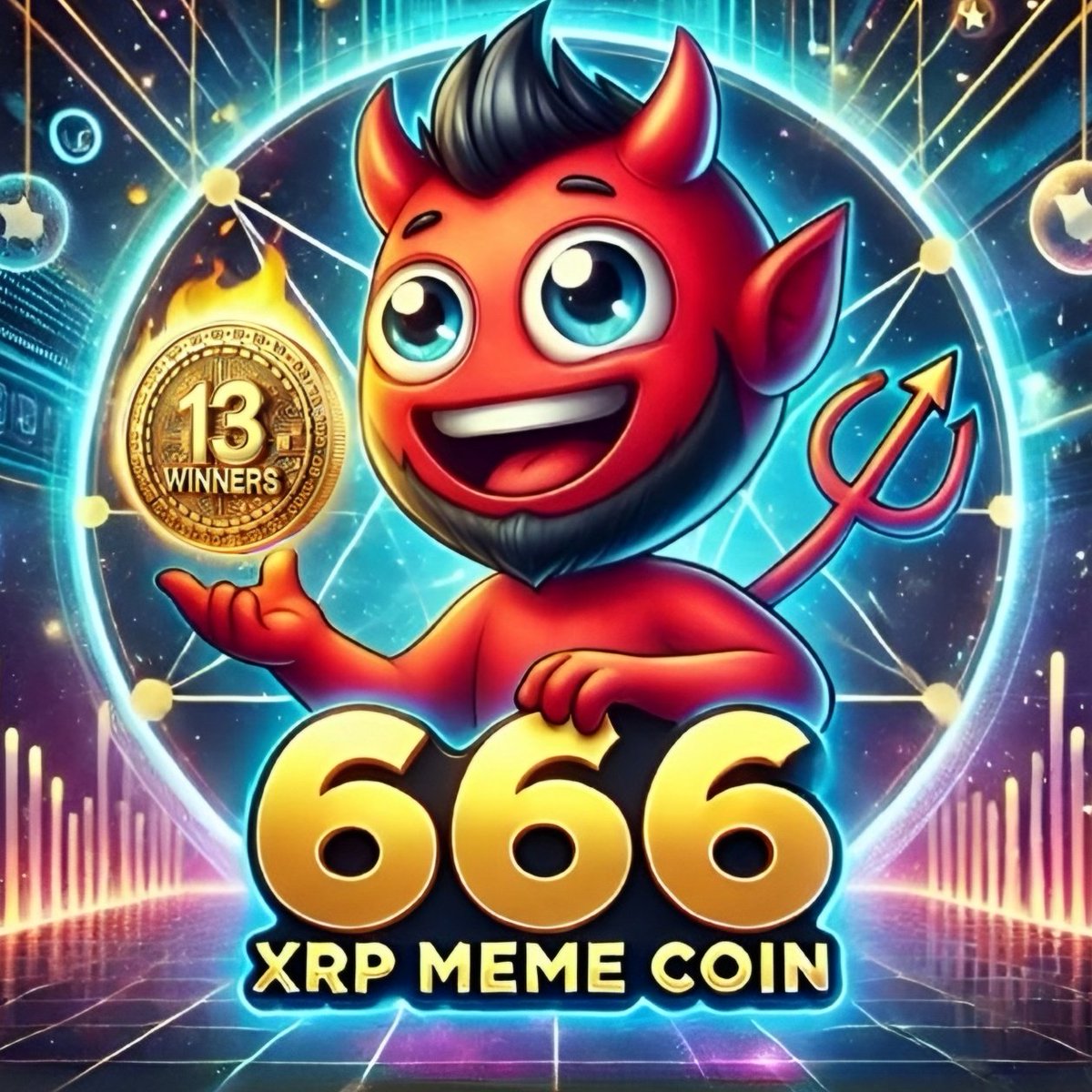 🪙 Imagine winning big just by holding 1 coin! 🪙

#666XRPMemeCoin – 13 jackpots, 666 coins each, every month! 🎰🔥

🚀 Powell just acknowledged crypto’s growing role &amp; Bitcoin surged! Trump launched his own meme coin! The world is waking up—position yourself NOW! 🔥

Get Your