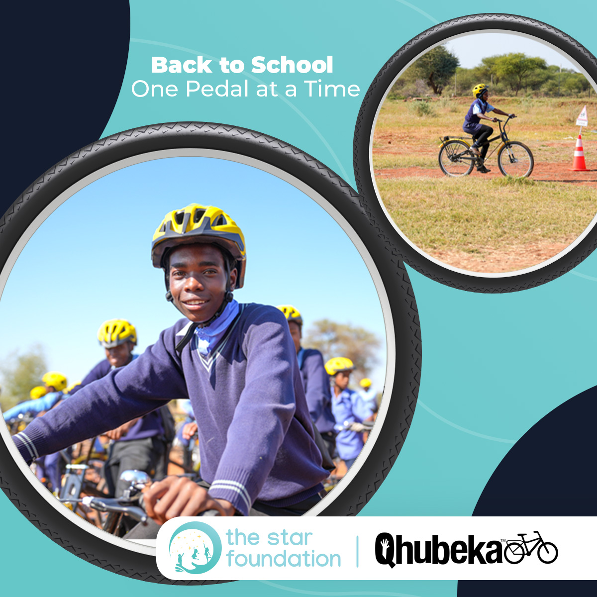 We're teaming up with @QhubekaCharity to transform lives! 🚴
Our Back-to-School Campaign will provide 50 bicycles to Grade 9 learners at Sefutswelo High, giving them time, freedom &amp; opportunity. 

Together, we’re building brighter futures! 

Learn more:  bit.ly/40TekQH