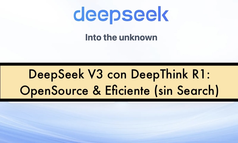chemaalonso's tweet image. El lado del mal - DeepSeek V3 con DeepThink R1: OpenSource &amp;amp; Eficiente (sin Search) elladodelmal.com/2025/01/deepse… #IA #DeepSeek #DeepThink #GenAI #LLM