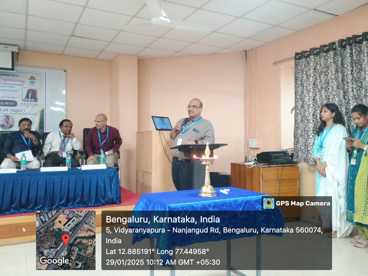 rrceblr's tweet image. 🎓 #FDP on "Enhancement of Skill Sets" at #RRCE!
The 3-day #Faculty_Development_Program, organized by #IQAC, began on 29th Jan 2025 at Aryabhata Seminar Hall.
Honored to have Ms. Rohini Thrimurthy as Chief Guest, sharing insights on leadership & teaching excellence! 🚀