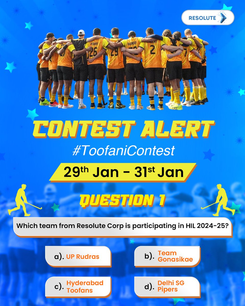ResoluteCorp's tweet photo. #1stquestion of #ToofaniContest contest is here. Answer and get a chance to win exciting #prizes.
Follow Resolute Corp on all social media platforms and give the correct answer in the comments and tag 3 of your friends in it. https://t.co/gXa3RNxp47