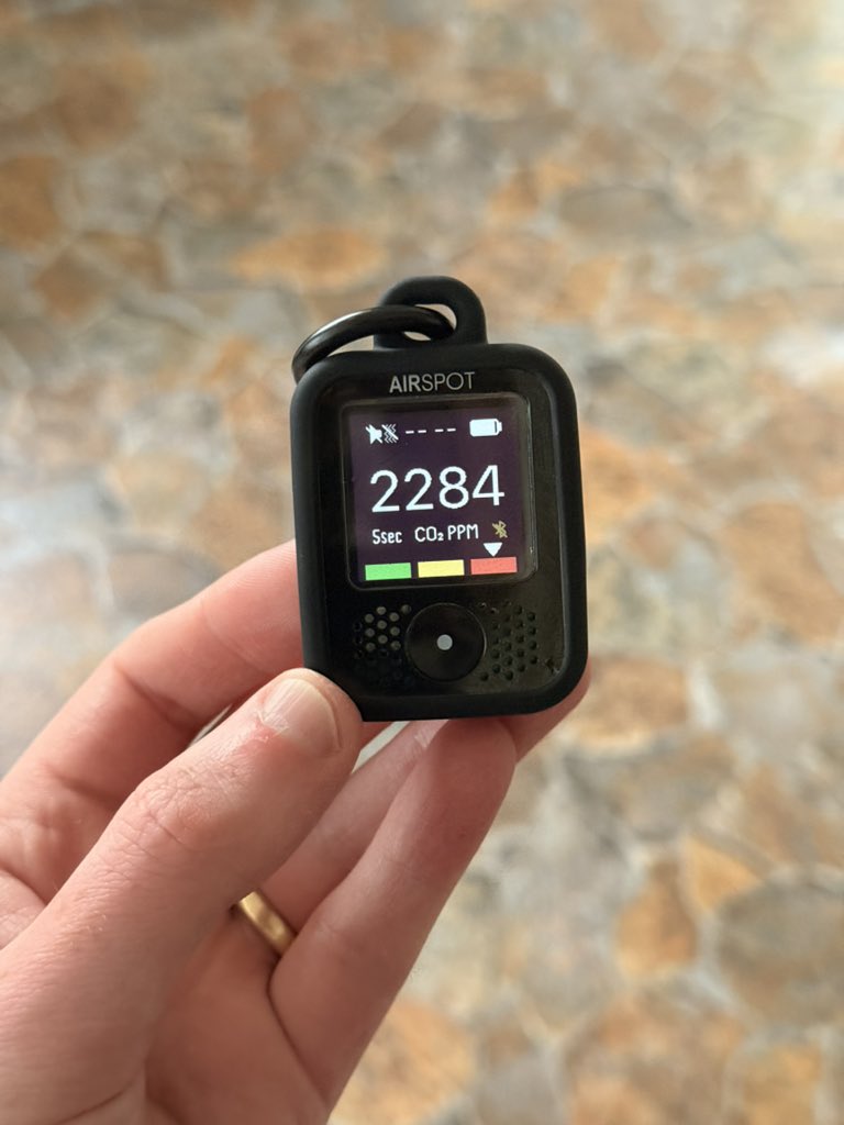 Breathe Safe Air (@safe_breathe) on Twitter photo The <a href="/airspothealth/">AirSpot Health</a> CO2 monitor is a super portable device that can be used as a watch, keychain, or even be attached to your phone. This is definitely the most convenient CO2 monitor I’ve tried to date. Full review coming soon! The <a href="/airspothealth/">AirSpot Health</a> CO2 monitor is a super portable device that can be used as a watch, keychain, or even be attached to your phone. This is definitely the most convenient CO2 monitor I’ve tried to date. Full review coming soon!